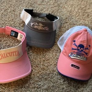 Set of 3 Calcutta hats